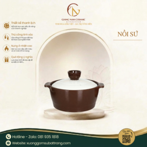 Nồi đất nắp sứ cao cấp Donghwa
