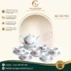 Bộ Ấm Trà Dáng Minh Long Vẽ Đào Hồng 3 image 17