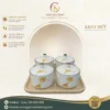 Khay 4 Hũ Mứt Tết Dáng Tròn Vẽ Hoa Mai 3 Khay 4 Hũ Mứt Tết Dáng Tròn Vẽ Hoa Mai