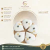 Khay 5 Ngăn Mứt Tết Hình Tim Họa Tiết Hoa Đào Cam 3 Khay 5 Ngăn Mứt Tết Hình Tim Họa Tiết Hoa Đào Cam