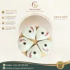 Khay 5 Ngăn Mứt Tết Hình Tim Họa Tiết Hoa Đào Đỏ 3 Khay 5 Ngăn Mứt Tết Hình Tim Họa Tiết Hoa Đào Đỏ