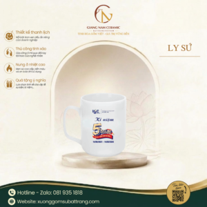 Ly Sứ Trắng In Logo IGC