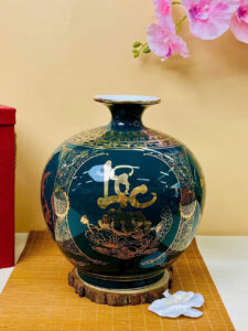 binh tai loc xanh chu loc